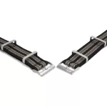 Phenomenato Premium Nato Óraszíj Fekete Szürke és Bézs - 20mm / L/XL- 335mm