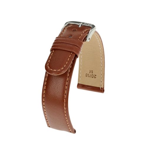 Rios Arizona Bőr Óraszíj Konyakbarna - 18mm / M/L - 114/82mm